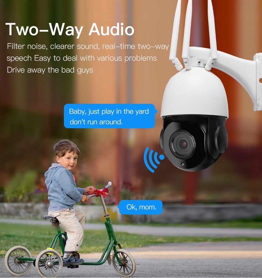 Obrotowa PTZ SIM 4G 4K 8Mpx WiFi LAN AUTOTRACKING - obrazek 10