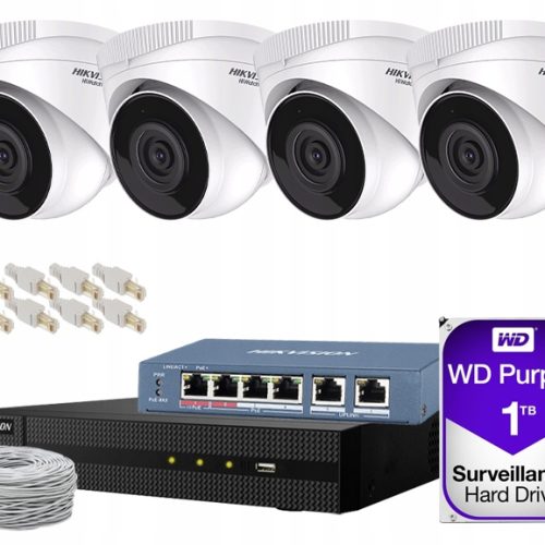Zestaw do monitoringu Hikvision Zestaw Hikvision H...