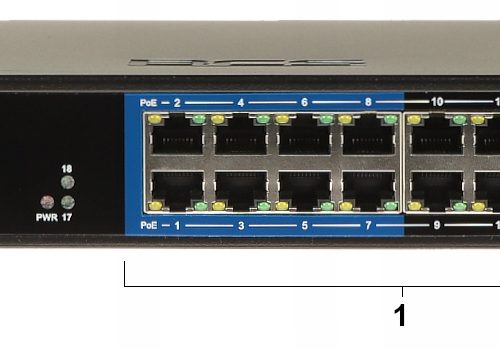 SWITCH POE BCS-B-SP1602G-2SFP(II) 16-PORTOWY SFP B