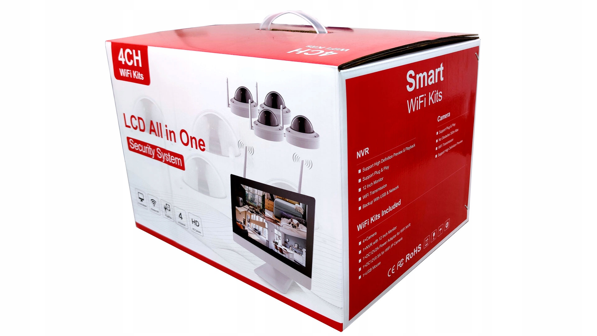 MONITORING WIFI 4 KAMERY 2w1 MONITOR + NAGRYWARKA - obrazek 16