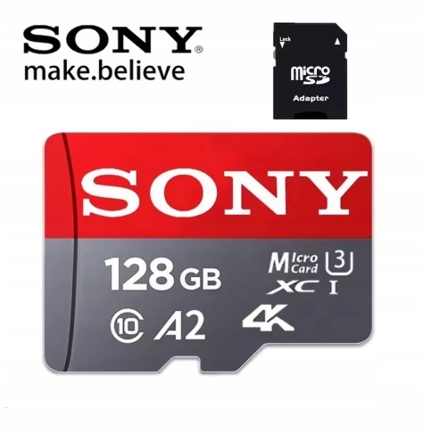 Karta pamięci Sony 128GB do kamer monitoringu kla...