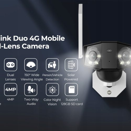 KAMERA 4Mpx SOLANA 4G 2x obiektyw 150° w poziomie_`_`!_!`