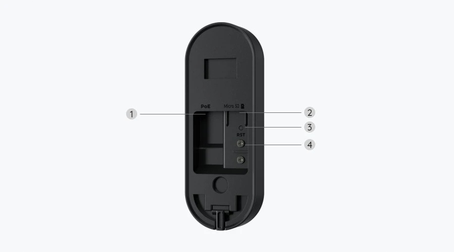 Wideo dzwonek do drzwi Reolink POE 2k+ 5Mpix Video Doorbell - obrazek 4