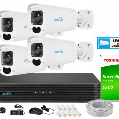 Zestaw Monitoringu IP 4Mpx 4 Kamery IPC-B314-APKZ