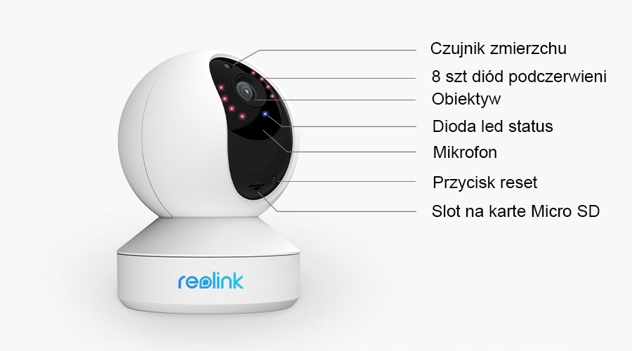 Kamera IP WiFi Reolink E1 Zoom-V2 - obrazek 9