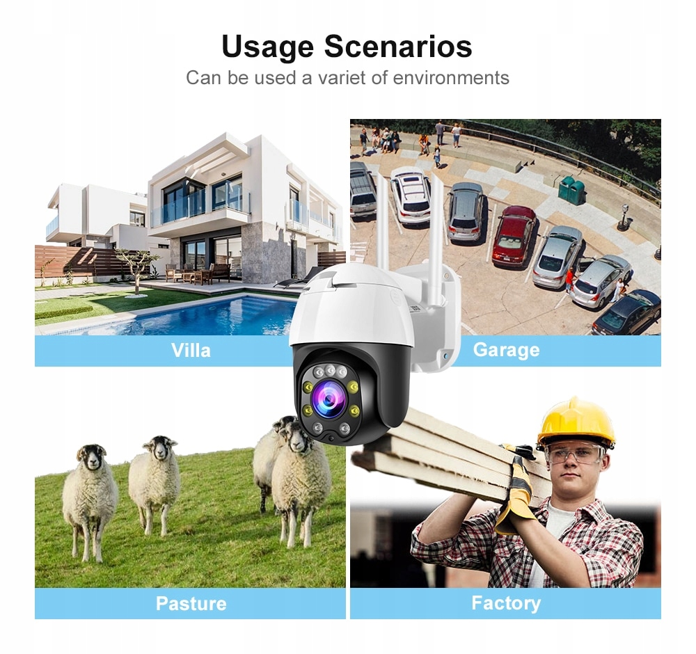 KAMERA CAM SIM 3G 4G GSM LTE OBROTOWA MONITORING - obrazek 12
