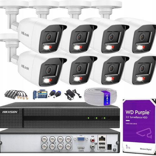 Zestaw do monitoringu HiLook TVICAM-B5M-20DL + DVR...