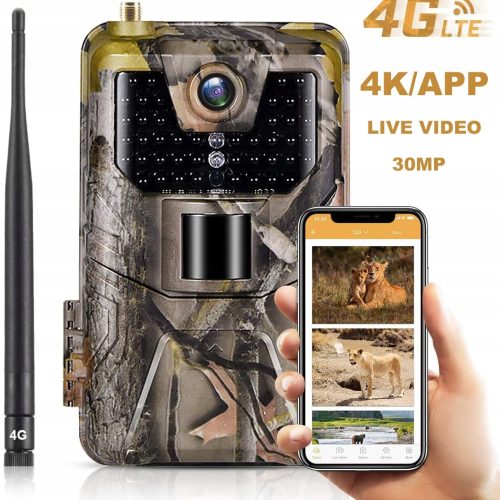 HC-900PRO FOTOPUŁAPKA 4G LTE APP DO PODGLĄDU LIV...