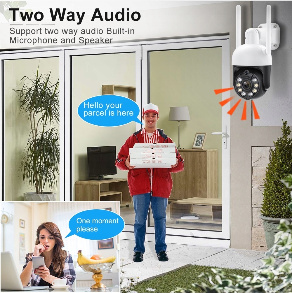 ZESTAW KAMER OBROTOWYCH Z AUTOTRACKINGIEM LCD NVR - obrazek 7