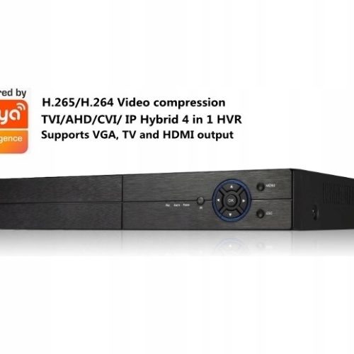 Rejestrator 8 kanałowy hybrydowy TUYA SMART LIVE