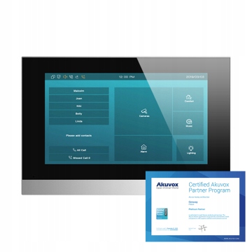 Monitor wideodomofonowy IP 7"Akuvox C313S - obrazek 2