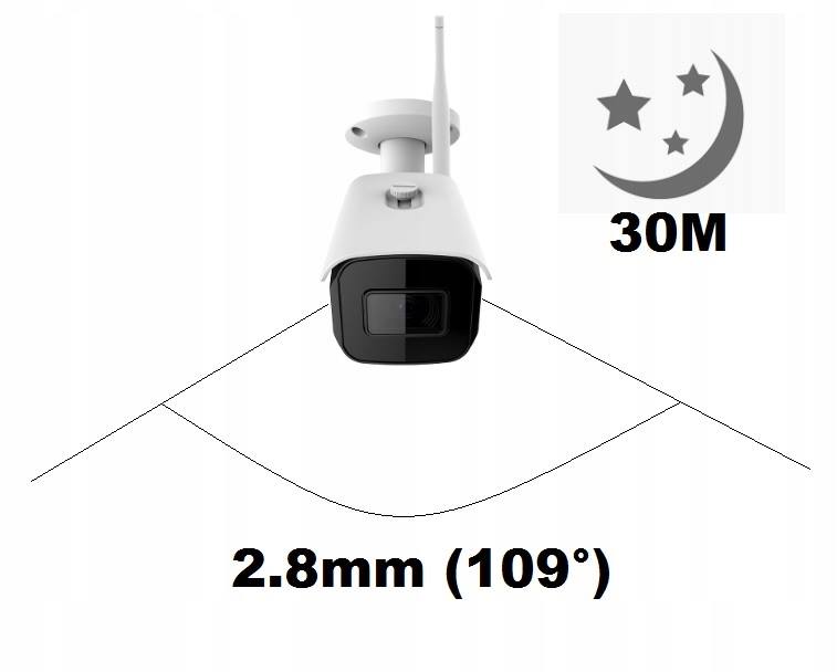 Zestaw do monitoringu wifi 4 kamery zewnętrzne - obrazek 8