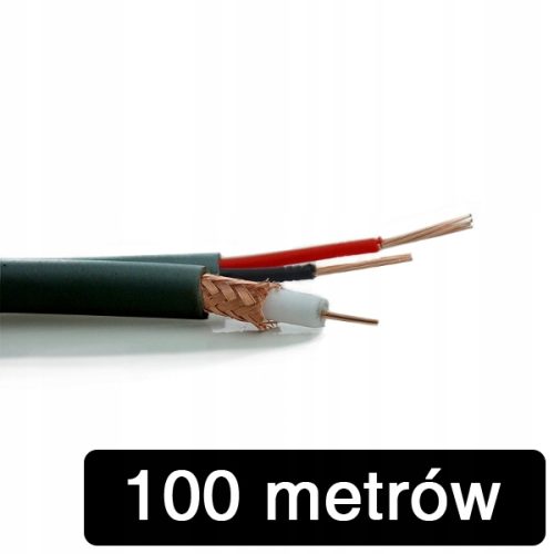 Kabel przewód CCTV do kamer AHD CVI TVI do 8Mpx 4...
