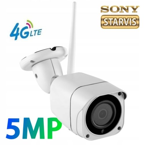 KAMERA IP 3G 4G LTE SIM ZEWNĘTRZNA GSM 5Mpx 5Mp
