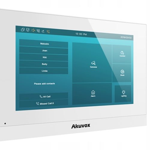 Monitor wideodomofonowy IP 7″ Akuvox C313S