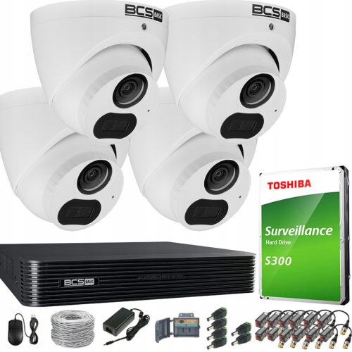 Zestaw do monitoringu BCS CCTV-KIT-BCS-B-EA15FSR4(...