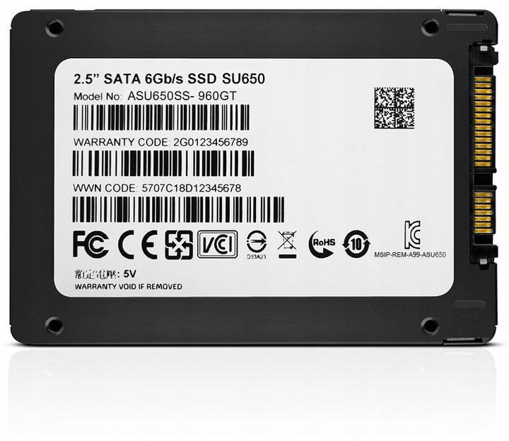 Adata SU650 Ultimate 512GB 2,5" SATA SSD - obrazek 8
