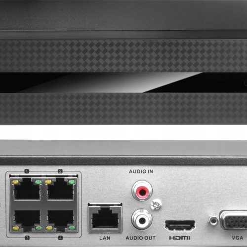 Zestaw do monitoringu IP Black 4MPx Hikvision