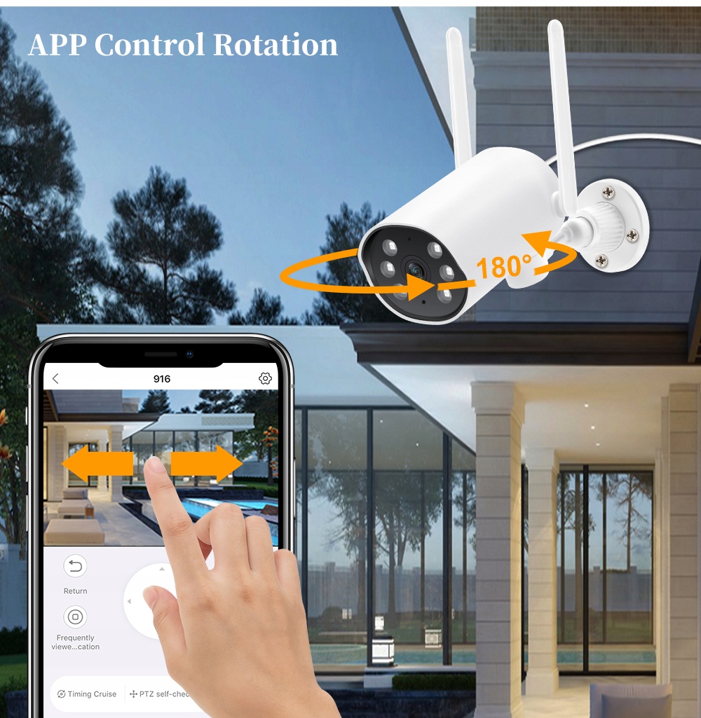 MONITORING BEZPRZEWODOWY WIFI 2MPX LCD i NVR 2w1 - obrazek 2