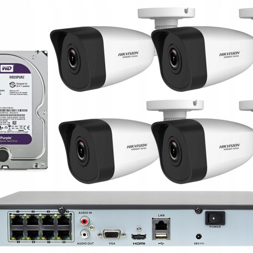 Zestaw do monitoringu Hikvision Zestaw monitoringu...