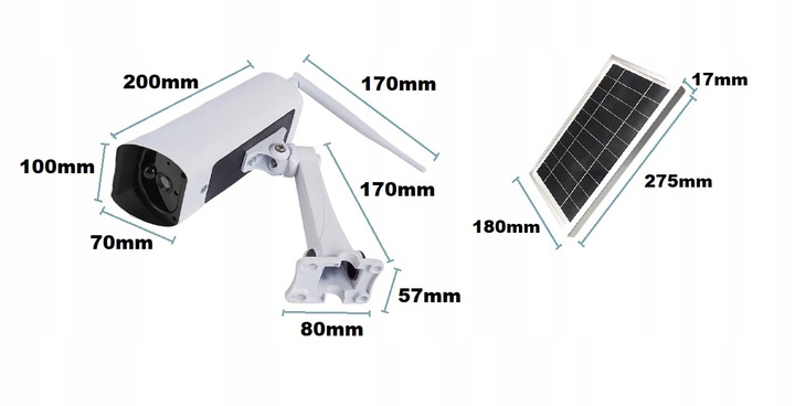 KAMERA SOLARNA ZEWNĘTRZNA SIM GSM DUAL PANEL 2.0 - obrazek 4