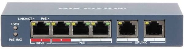 Switch PoE 6 portów hikvision - obrazek 3