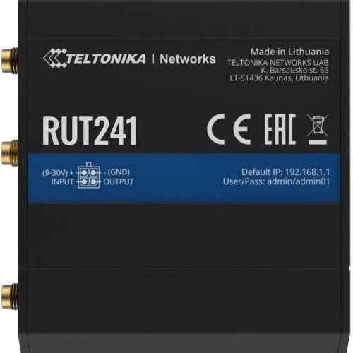 Teltonika RUT241 | Industrial LTE Router | Cat.4,