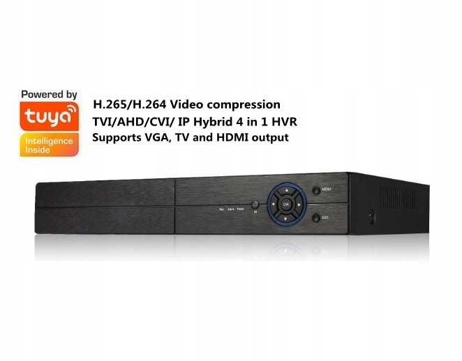 Rejestrator IP 4 kanałowy 4xPOE TUYA SMART p2p!_!_