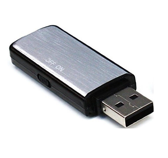 Dyktafon szpiegowski pendrive z detekcją dźwięku VOS Black-200 - obrazek 7