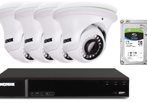 ZESTAW MONITORINGU IP DOMU 5MPX KENIK