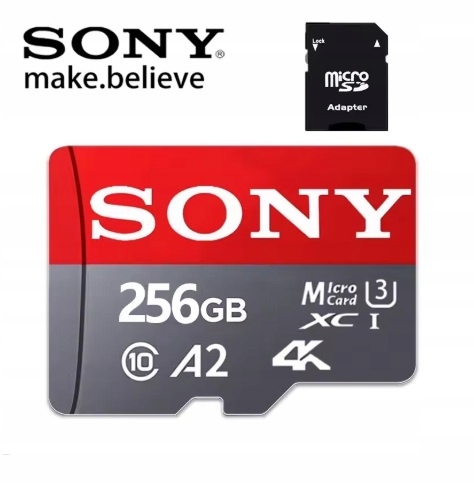 Karta pamięci Sony 256GB do kamer monitoringu kla...