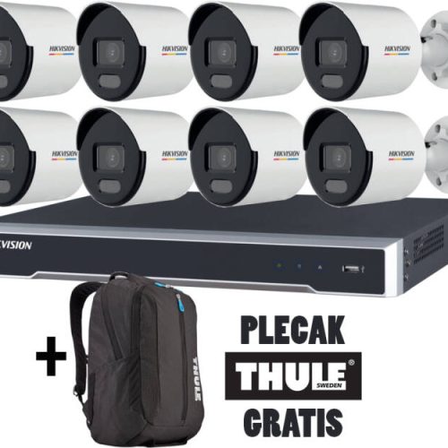 Zestaw monitoringu 8x ColorVu Lite Hikvision