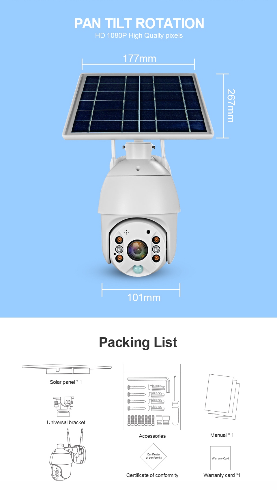 KAMERA 100%BEZPRZEWODOWA GSM LTE OBROTOWA SOLARNA - obrazek 8