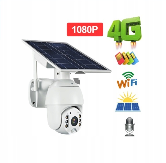 KAMERA 100%BEZPRZEWODOWA GSM LTE OBROTOWA SOLARNA - obrazek 3