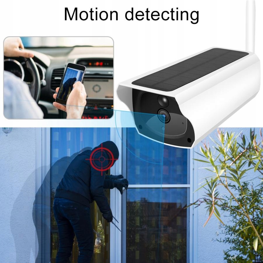 Kamera Solarna WIFI FULL HD Kamera Leśna Moro - obrazek 13