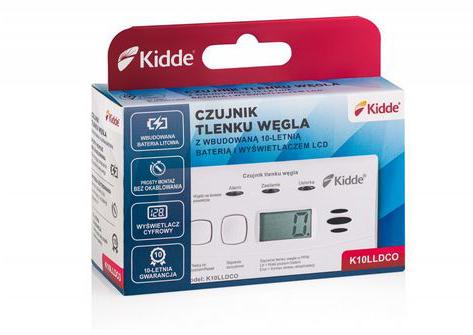 Czujnik czadu z wyświetlaczem Kidde K10LLDCO - obrazek 10