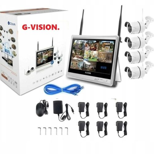 ZESTAW DO MONITORINGU 4W1 KAMERY WIFI FULL HD 2MPX