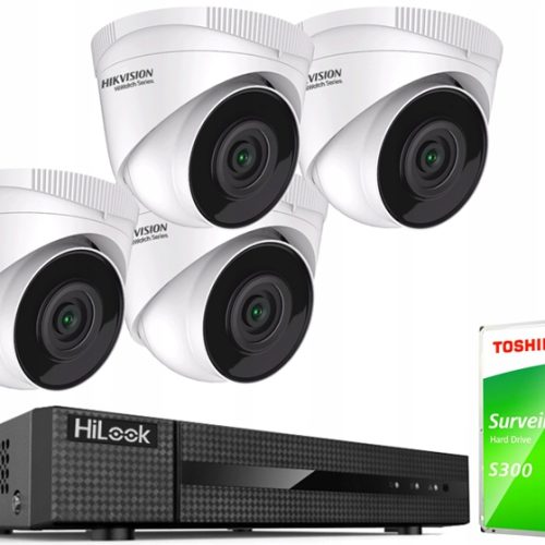 Zestaw do monitoringu Hikvision IP KIT 4x HWI-T240...