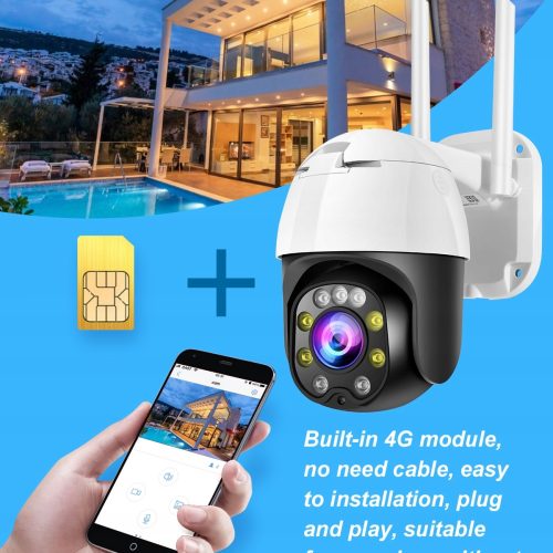 KAMERA CAM SIM 3G 4G GSM LTE OBROTOWA MONITORING