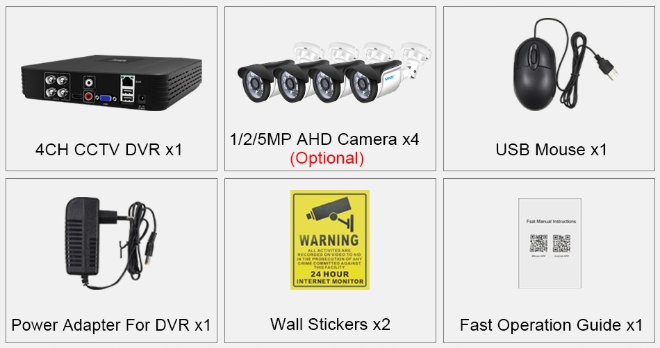 ZESTAW 4 KAMER DO MONITORINGU SUPER HD 5MPX - obrazek 9
