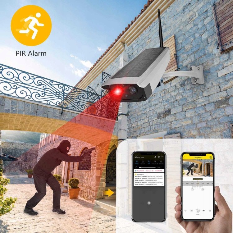 Zewnętrzna Kamera Solarna WIFI FULL HD APP TUYA_`_`!_!` - obrazek 8