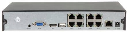 REJESTRATOR IP APTI-N0901-8P-M5 9 KANAŁÓW 8 xPOE