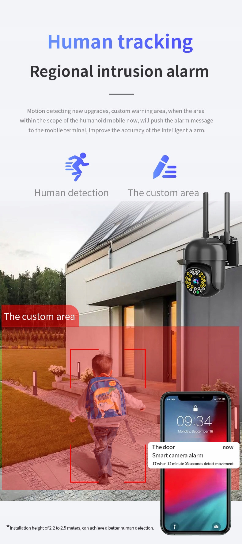 KAMERA OBROTOWA ZEWNĘTRZNA IP WIFI FULL HD TUYA - obrazek 9