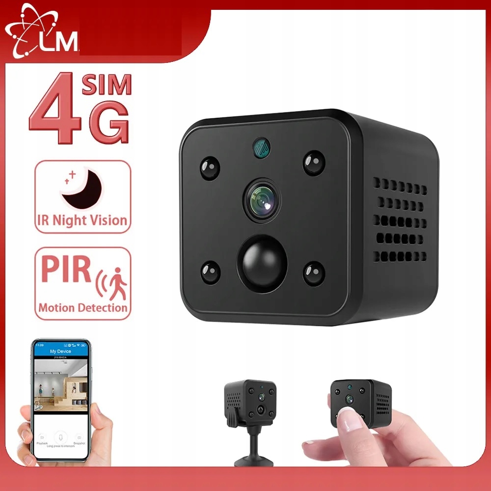 KAMERA NA BATERIE 5MPX 4G LTE INTERNET Z KARTY SIM