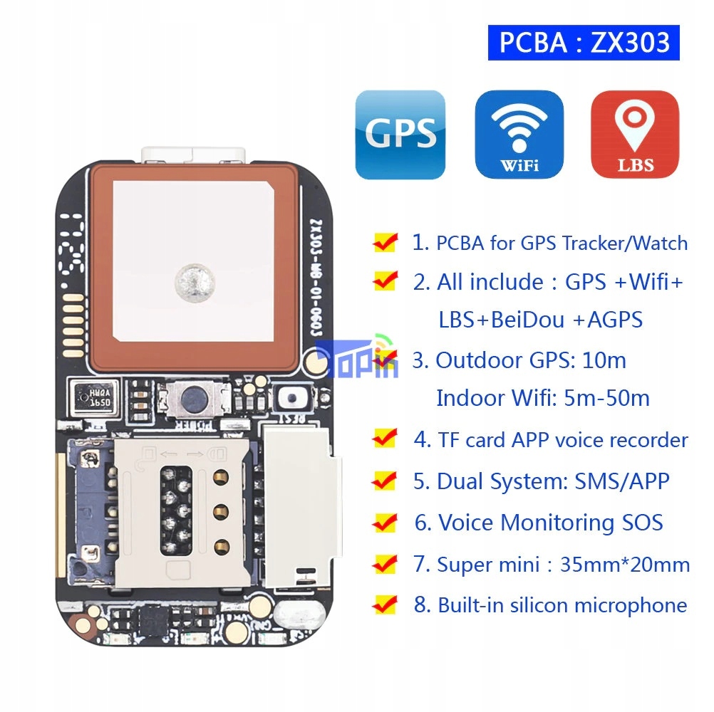 Lokalizator gps GSM Wifi LBS Podsłuch 10000mAh - obrazek 8