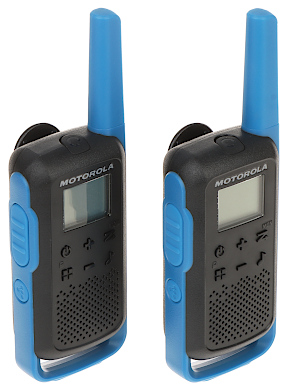 ZESTAW 2 RADIOTELEFONÓW PMR MOTOROLA-T62/BLUE 446...