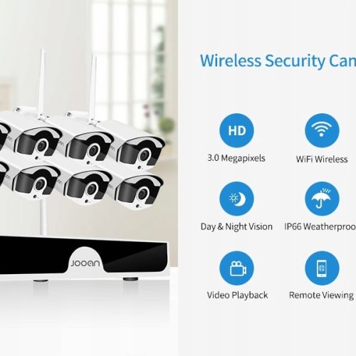 ZESTAW MONITORINGU WIFI NAGRYWANIE OBRAZU I GŁOSU
