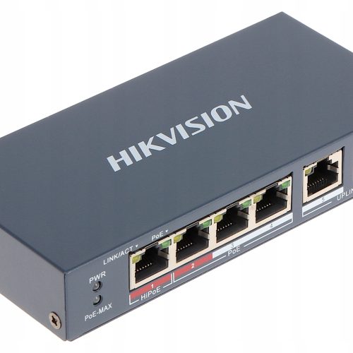 Switch PoE 6 portów hikvision