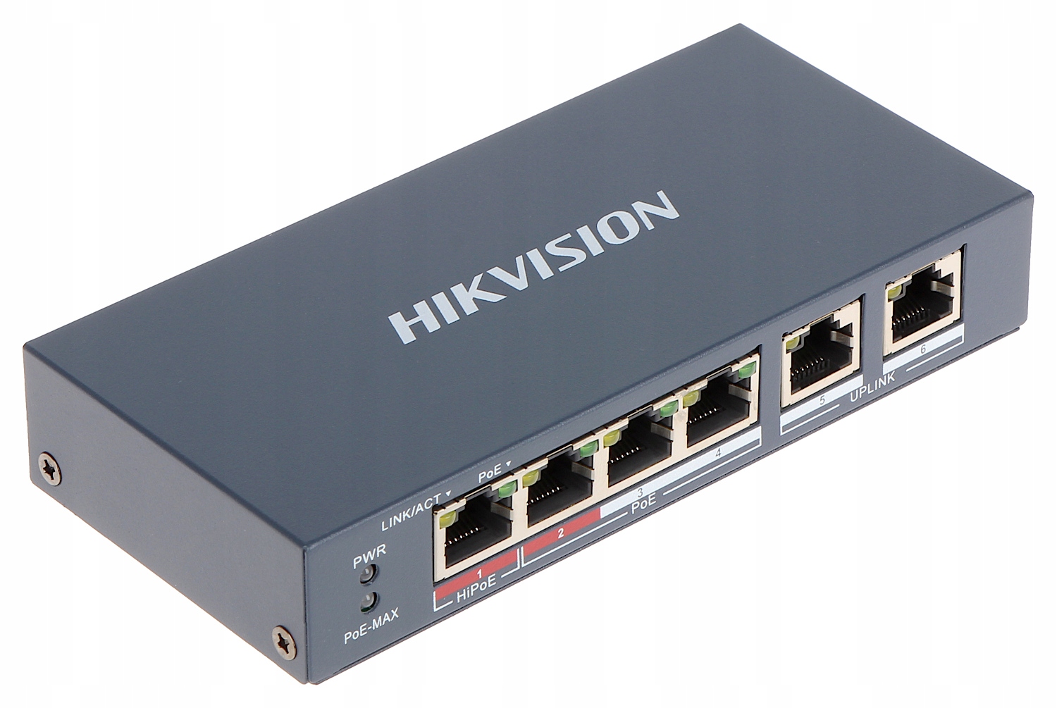 Switch PoE 6 portów hikvision