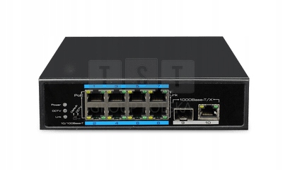 VONT-SP1108L Switch OPTIVA PoE FastEthernet, 8xPoE